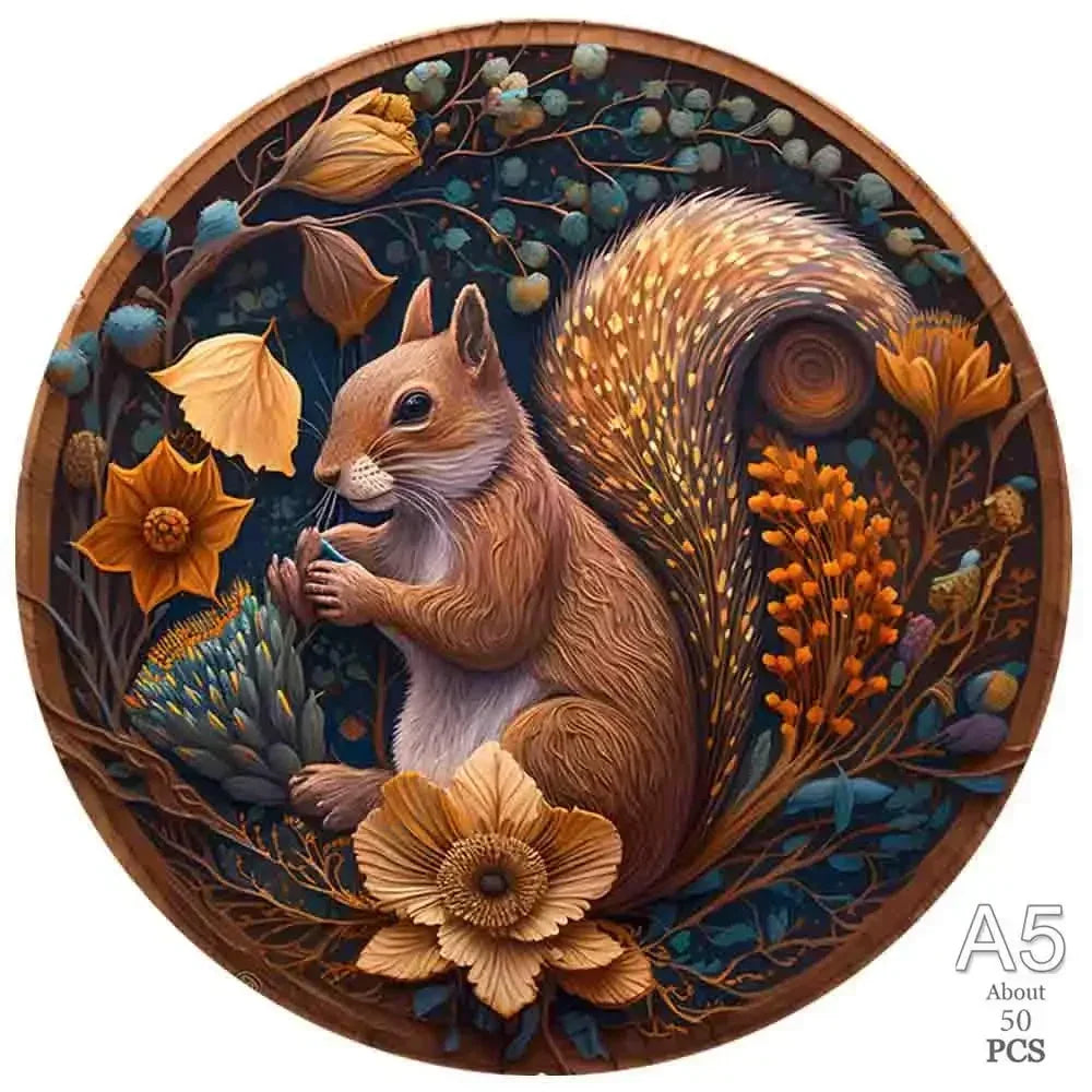 Fox Montessori Educational Toys for Children Wooden Puzzles Brain Trainer Children Games Animal Puzzle Toys Board Set Toy