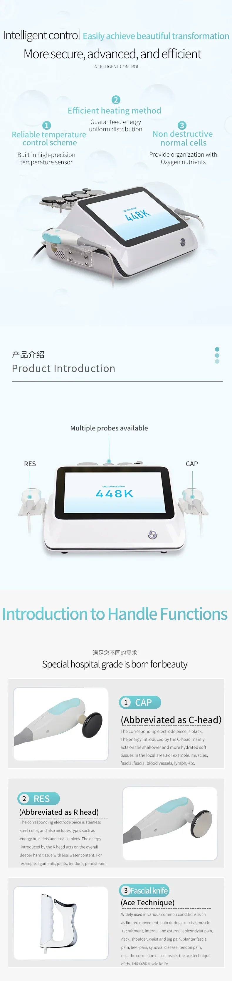 Belly Slimming Instrument 448k Home Use Beauty Equipment Skincare and Sculpting Machine for Beauty Care
