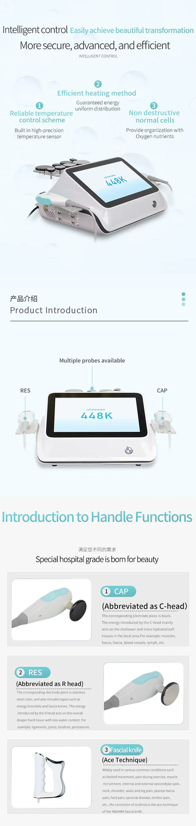 Belly Slimming Instrument 448k Home Use Beauty Equipment Skincare and Sculpting Machine for Beauty Care
