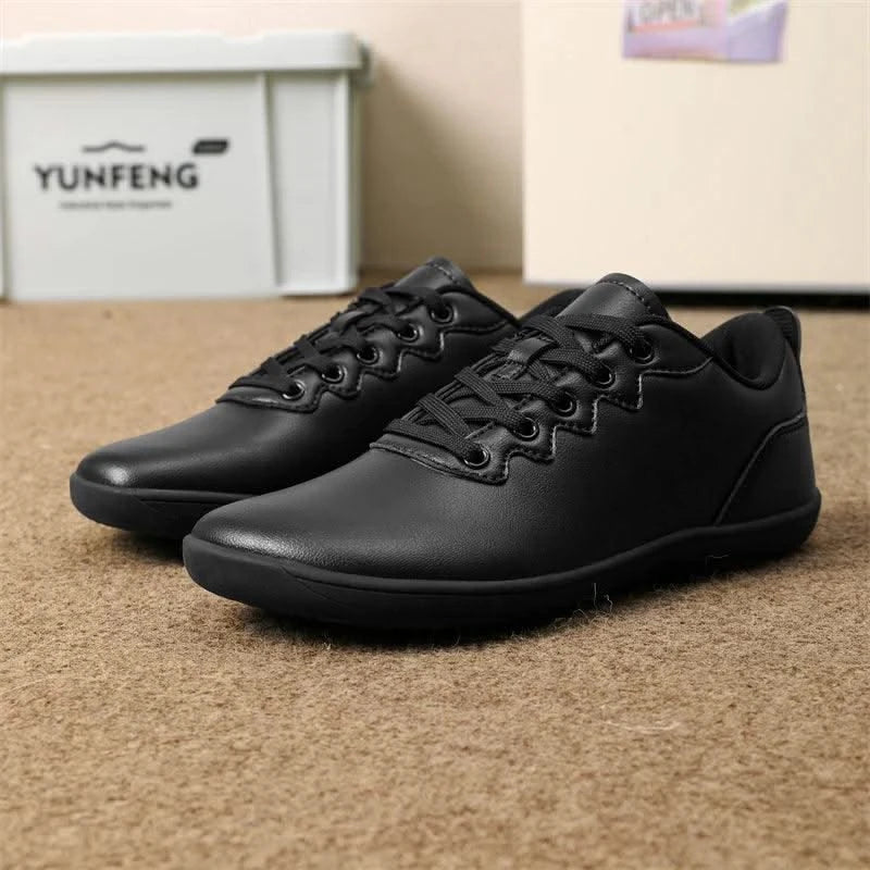 Women Shoes Wide Barefoot Shoes for Women Minimalist Split Leather Casual Shoes Comfortable Pink White Shoes Walking Sneakers