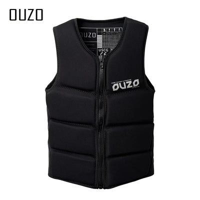 Neoprene Wakesurf Impact Vest for Boating Wake Surf and Skimboard, Lightweight, buoyancy swim vest