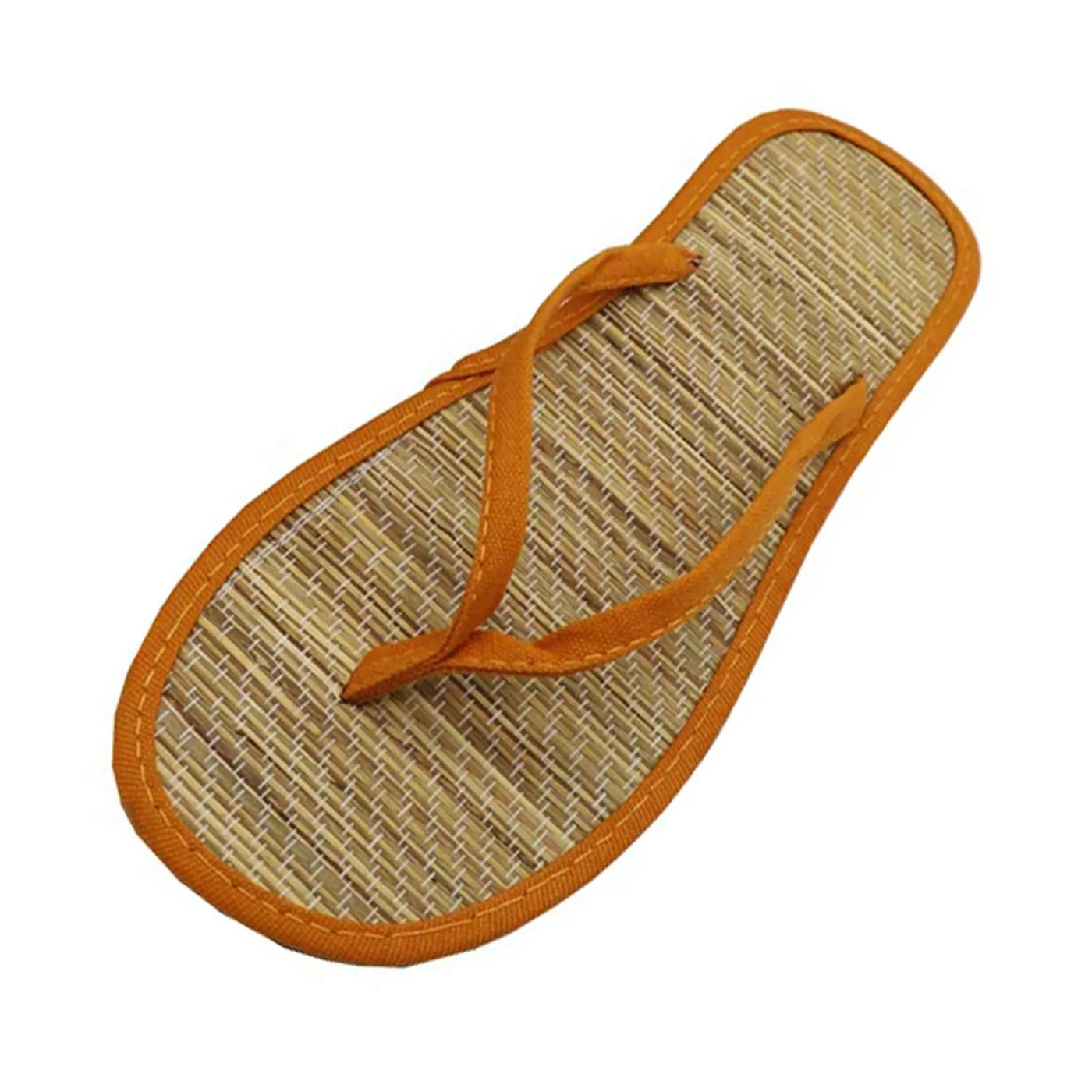 Fashion Women Flip Flop Flat Sandals Summer 2025 Silent Rattan Comfortable Beach Slippers Casual Minimalist Thong Sandals