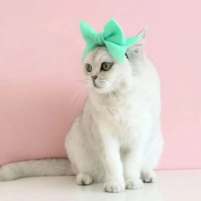 Cat Accessories Party Cat Headdress Wear Puppy Hairband Dog Dress Up Hat Pet Hair Accessories Bow Tie Dog Bowknot Pet Hair Hoop