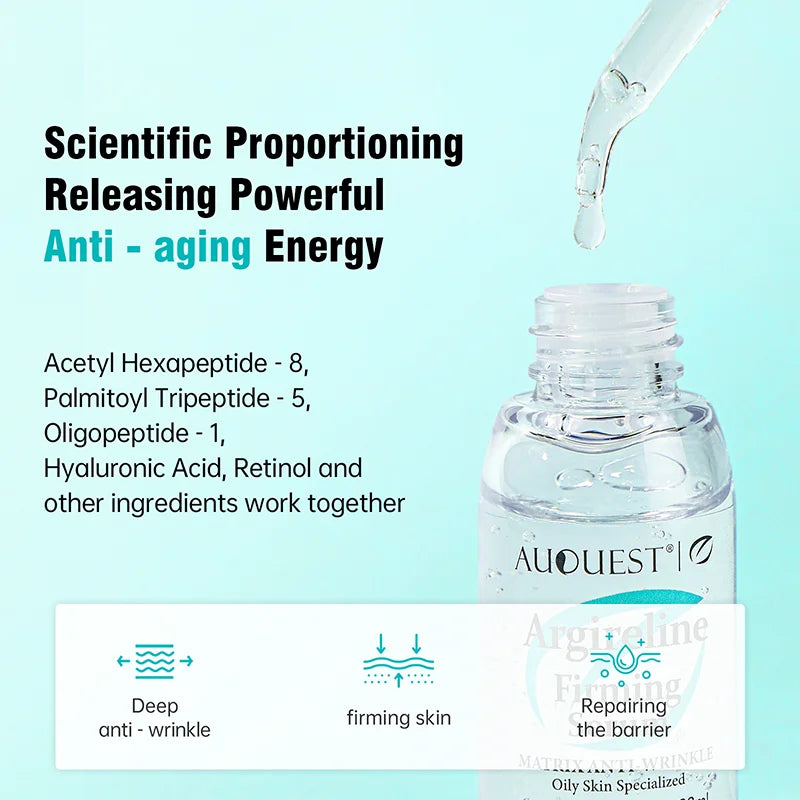 Face Serum SixPeptide Firming Highly Effective Anti-Wrinkle Skin Firming Smooth Skin Preventing Improving Facial Serum Skin Care