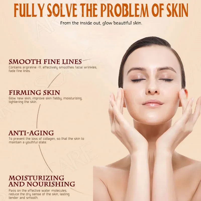 Six Peptides Face Serum 5pcs/10pcs/Lot for Moisturizing Facial Essence Skin Care Peptide Face Liquid