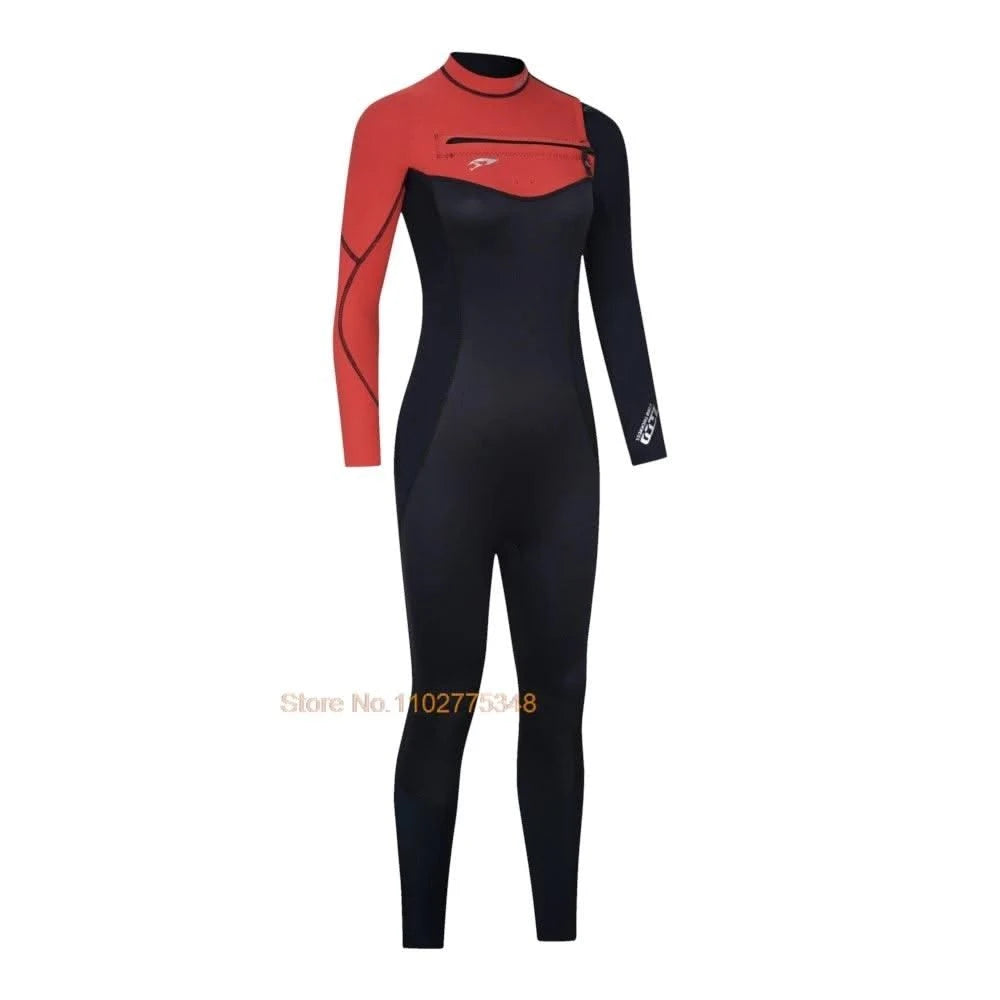Wetsuits For Men Women Neoprene Surf Suit Wet Suit Chest Zip 3/2mm Full Body Dive Skins For Surfing Diving Snorkeling Kayaking