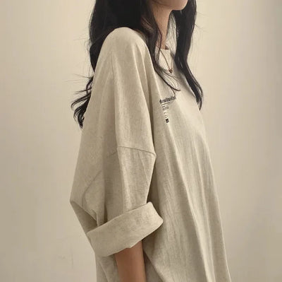 Woman Oversize Half Sleeve T Shirts Summer New Clothes Loose Fitting Cotton T-shirt Women Tops Ropa Mujer Hip Hop Tees Clothing