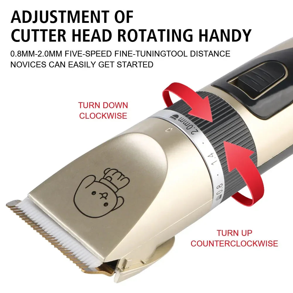 Pet Hair Clipper Haircut Trimmer Shaver Set For Rabbit Dog Cat Puppy Grooming Clipper Cutter Pet Supplies Electric Scissors