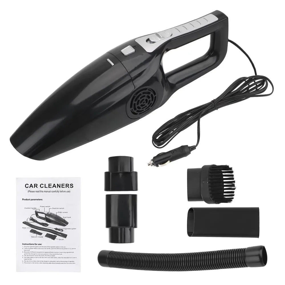 Portable Car Vacuum Cleaner High Suction Dry and Wet Dual-use  Vacuum Powerful Mini Vacuum Cleaner Suitable for Car Interiors