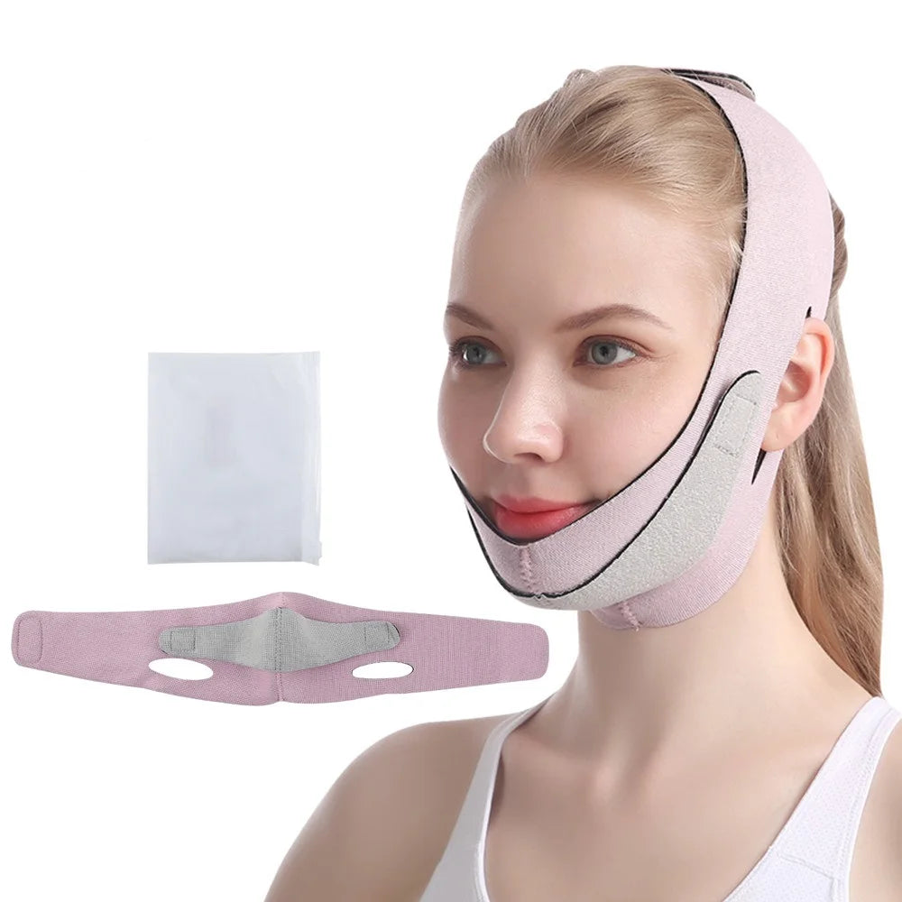 Reusable Face Slimming Bandage V Line Face Shaper Chin Cheek Lift Up Belt Facial Massage Strap Face Lifting Skin Care Tools