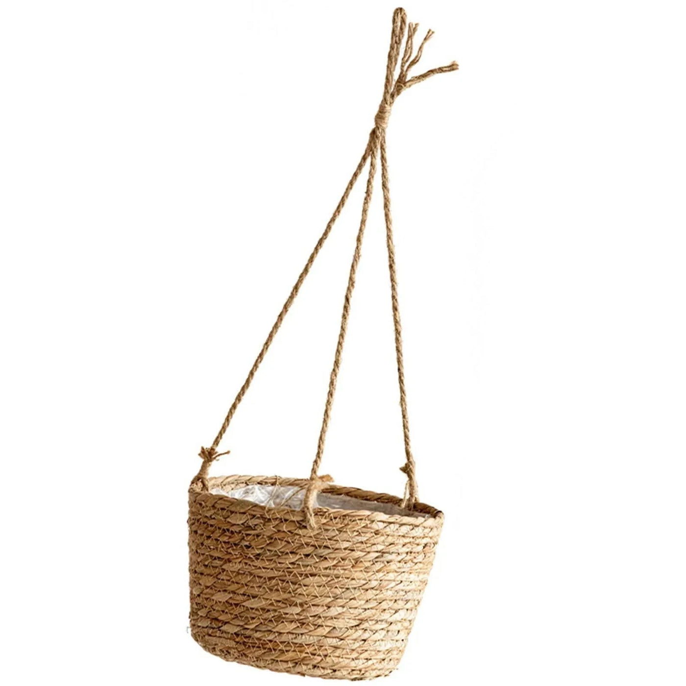 Garden Hanging Planter Hanging Woven Planter Basket Decorative Large Capacity Flower Pot Holder Plant Hangers Home Decoration