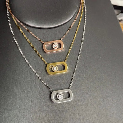 S925 Pure Silver Necklace For Women Personalized Avant-garde Jewellery High-quality Wedding Gifts