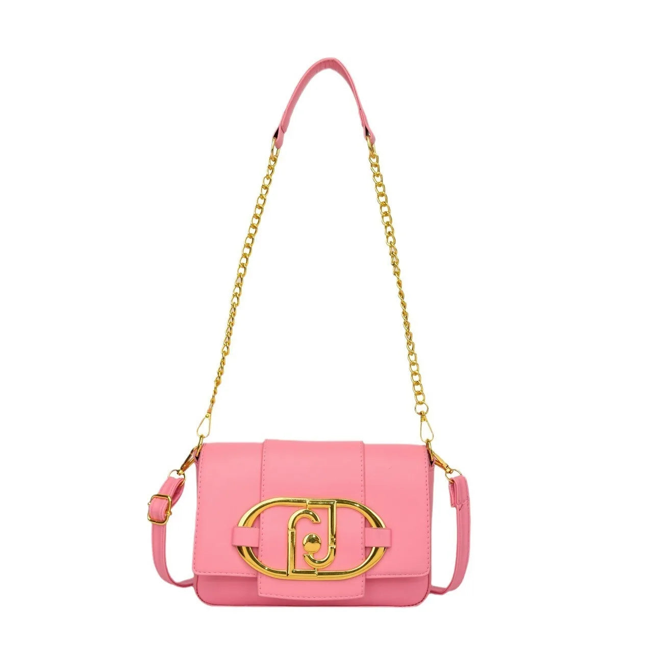 Designer Handbags For Women Leather Metal Buckle Flap Square Shoulder Bags Fashion 2024 Ladies Messenger Bags Females Casual