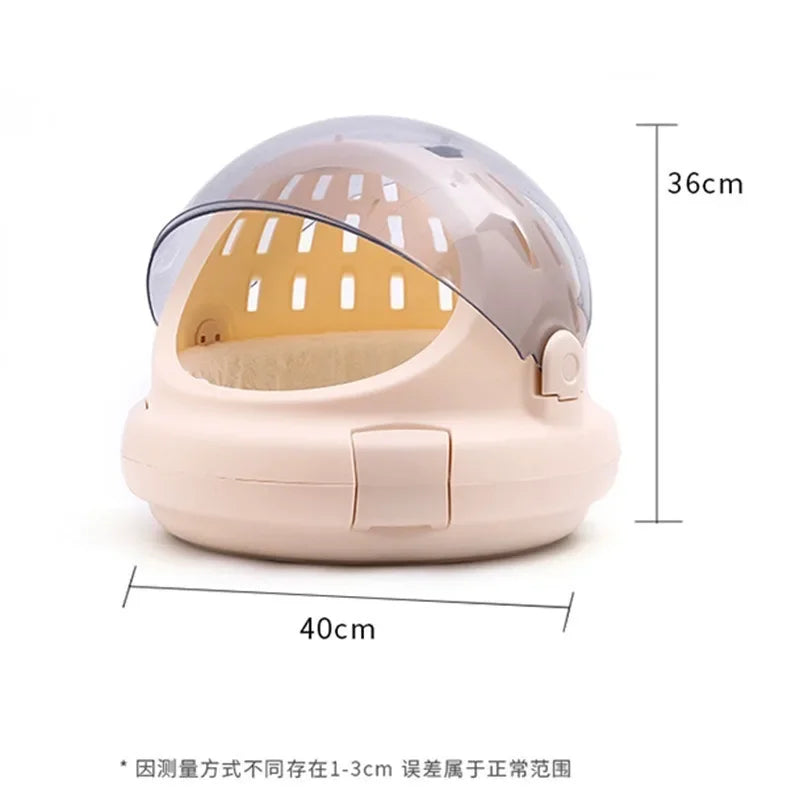 Pet Air Carrier Strong Bearing Capacity Travel Portable Car Space Capsule Small Cats Carriers Breathable Pet Products Supplies