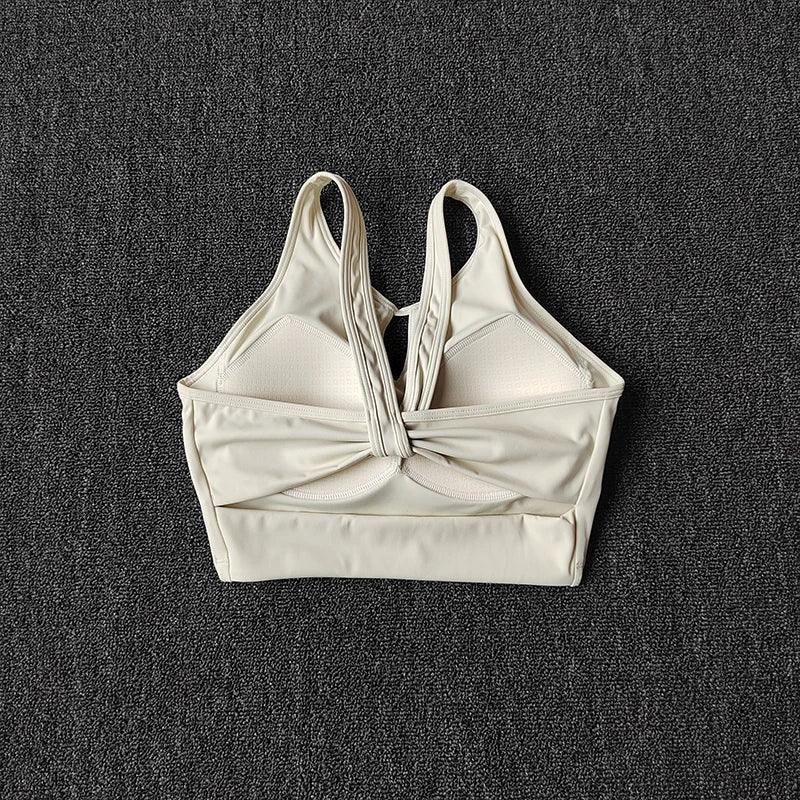 Sports Underwear for Women High-intensity Integrated Cup Shockproof Bra Running Training Suit Fitness Yoga Vest Wear Outside