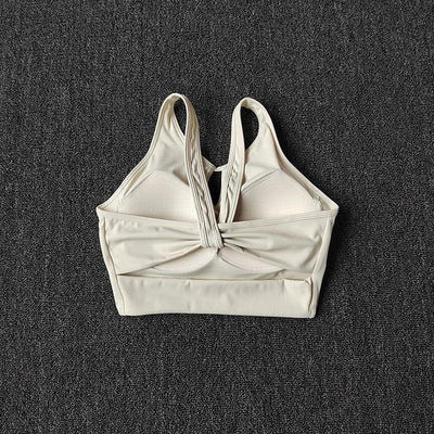 Sports Underwear for Women High-intensity Integrated Cup Shockproof Bra Running Training Suit Fitness Yoga Vest Wear Outside