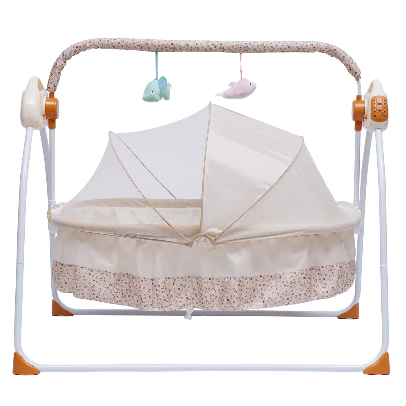 Electric Baby Cradle, Baby Bed, Folding and Soothing, Automatic Swinging, Newborn Bed