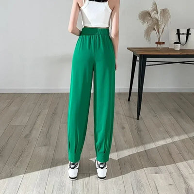 Female Trousers New In Pencil Women's Harem Pants Xxl Trends 2025 Outfits High Quality One Size Chic and Elegant Original G 90s