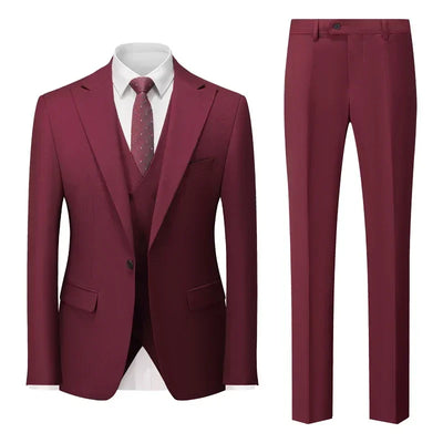 Italian Business Gentleman Slim Suit, Groom Wedding Blazers, Men's Blazers, Italian Costume, Sizes M to 5XL