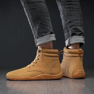 Barefoot Shoes Adult Cross-Trainer Wide Toe Box Men's Wide Minimalist Zero Drop Sole Casual Knitting Walking Sneakers Large Size