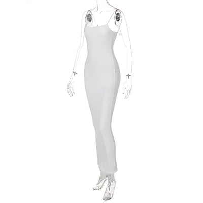 New Dresses 2025 Woman Fashion Summer Sexy Halter Temperament Halter Long Dress Slim Skirts Women's Clothing Tops