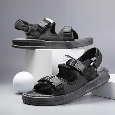 Men Sandals 2024 Trending Men's Luxury Sandals Man Summer 2024 Shiatsu Slippers Flat Sandal Beach Shoes Platform Sandals. Mens