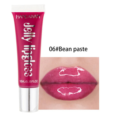 Candy Shades Moisturizing Lip Gloss Lip Oil Makeup Shinny Nutritious Liquid Lip Glosses Cherry Jelly Oil Clear Lipgloss