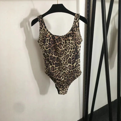 Luxury Design Women's One-piece Swimsuits Classic Hollow Swimwear Designer Brand Beach Sexy Bikini Sets