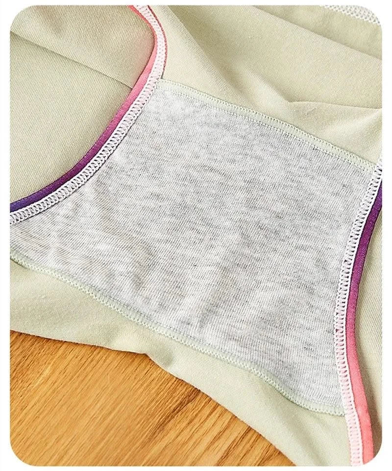 Women's Comfort Boxer Briefs Underwear Rainbow Waistband Panties Cotton Shorts Comfortable Underpants Sexy Intimates Lingerie