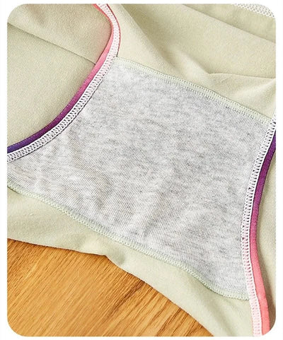 Women's Comfort Boxer Briefs Underwear Rainbow Waistband Panties Cotton Shorts Comfortable Underpants Sexy Intimates Lingerie