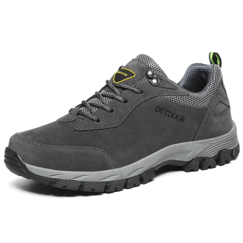 Outdoor Mountain Hiking Boots 2025 Autumn New Men's Non Slip Climbing Trekking Walking Hunting Tactical Rubber Sneakers