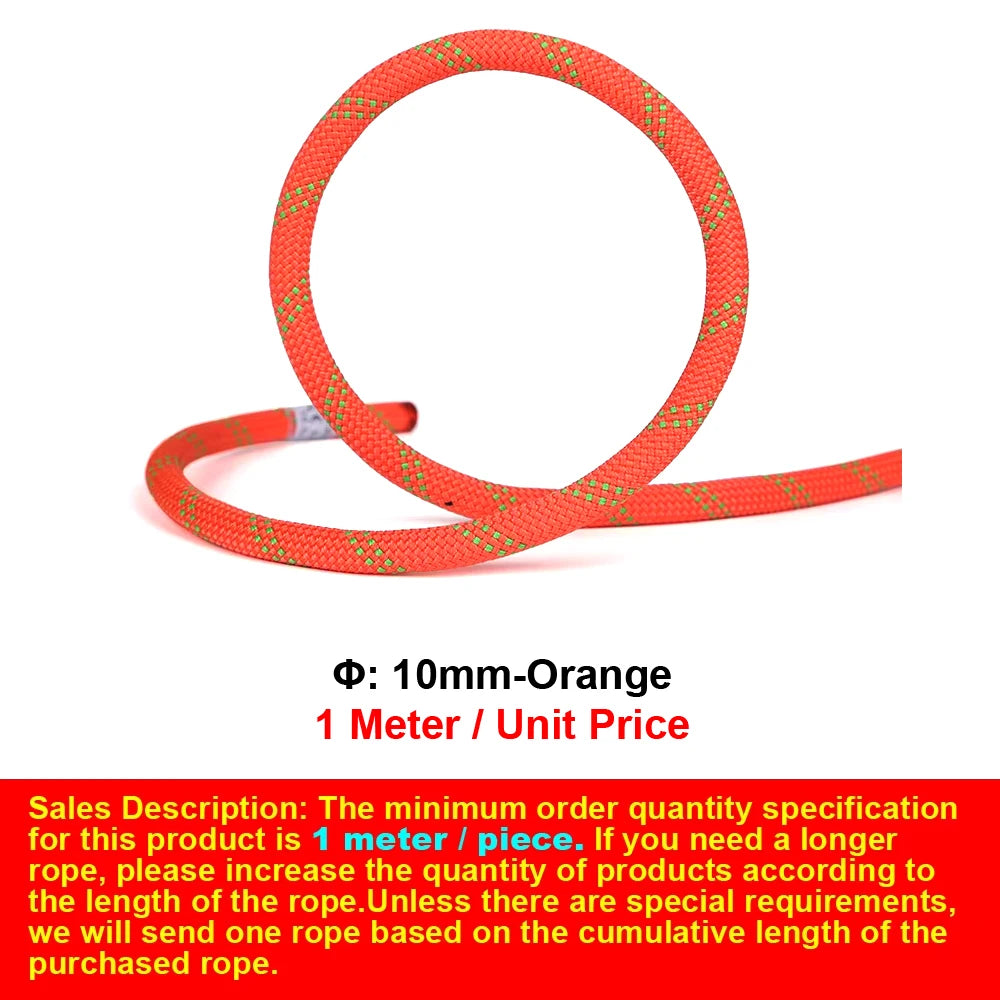 Φ:9mm-14mm,Static Ropes For Outdoor Climbing, High-Altitude Operation, Rapid Descent, Safety Rope, Various Specifications,P738