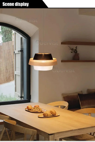 Nordic Fabric Chandelier Lighting Living Dining Bedroom Modern Restaurant E27 Pendant Lights Home Decor Hanging Lamps Fixtures