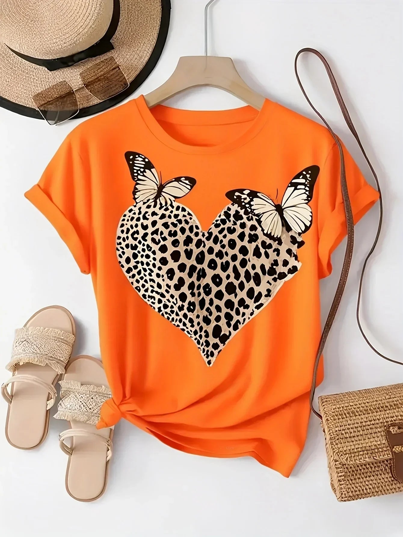 Women'S T-Shirts T-Shirts Women Comfortable And Relaxed Clothes Round Neck Suitable for All Seasons Elegant And Casual Tops