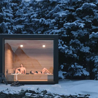 Custom.2025 New 2-6 People Outdoor Traditional Intelligent Sauna Room Factory Sauna Steam Shower Room