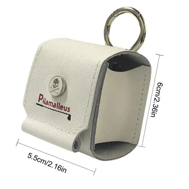 Golf Ball Waist Bag Pocket Portable Golf Tees Storage Pouch Golf Ball Case Waist Bag Golf Tees Organizer Bags Golf Accessories