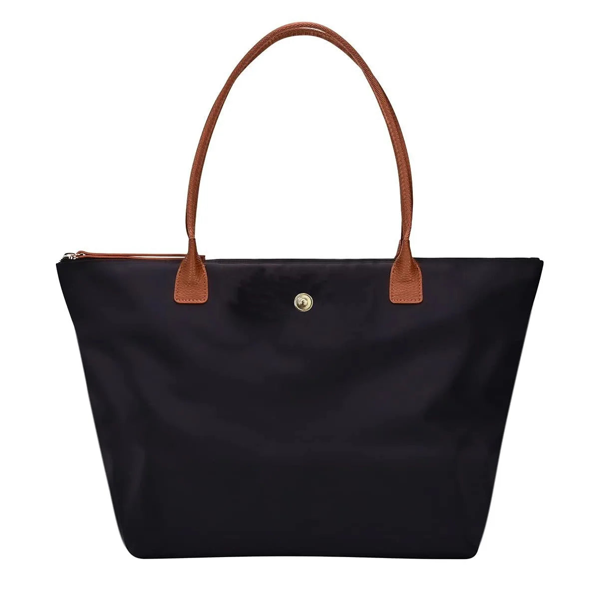 Designer Tote Bag for Women Large Lightweight Nylon Work Shoulder Bag Foldable Travel Purses and Handbags Trendy Dumpling Bag