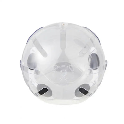 Pet Hood for Dogs Cats Anti-bite Pet Helmet Adjustable Breathable Cat Muzzle Helmet for Pet Comfort Anti-bite Transparent Dog