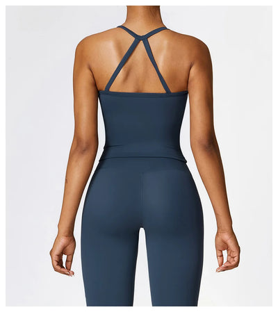 Women  Breathable Running Vest Gym Wear Sports Bra Top Underwear Sport Tops For Women Push Up Fitness Yoga Bra
