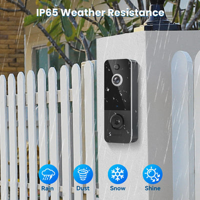 720P  Wireless WIFI IP Doorbell IR Night Vision Video Door Phone Visual Doorbell With Indoor Chime Door Entry