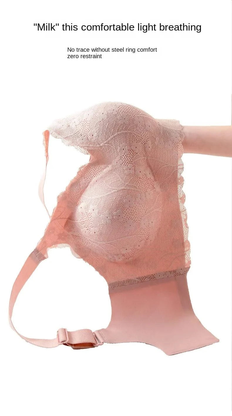 Full Coverage Bra For Plus Size Women With No Underwire Thin Cup Design To Show Cchest Small Help Lift And Prevent Sagging