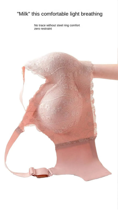 Full Coverage Bra For Plus Size Women With No Underwire Thin Cup Design To Show Cchest Small Help Lift And Prevent Sagging