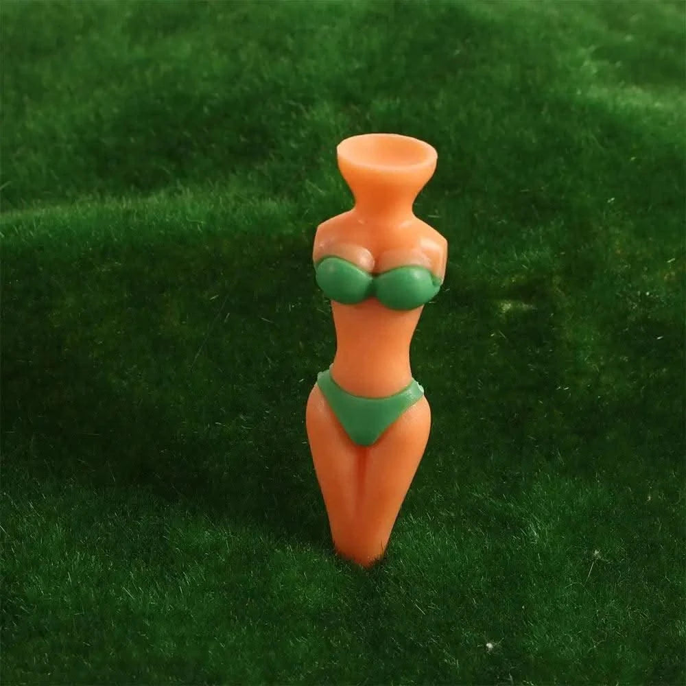 5 Pcs/Lot Women Ball Holder Lady Model Bikini Outdoor Golf Tees Golf Training Golf  Accessories Clubs Tee