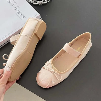 Women Butterfly-Knot Lolita Ladies Ballet Flats In Casual shoes, Sandals  Slides