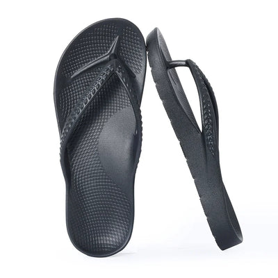 SmilePoP New Orthotic Sandals Flip Flops for Women with Arch Support Yoga Mat Summer Outdoor Beach Sandals Vacation Essentials
