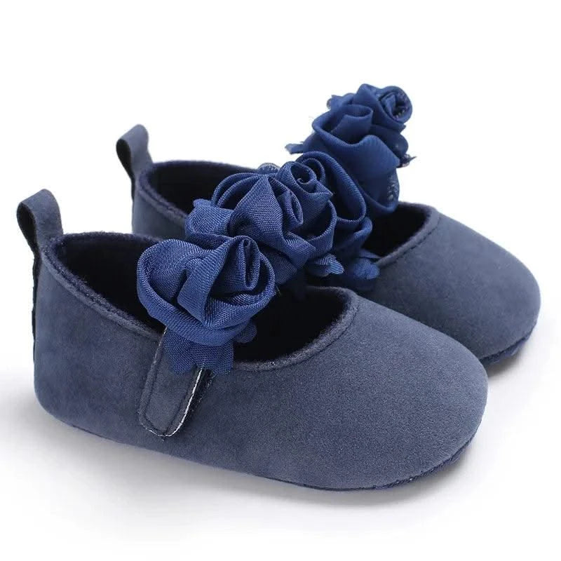 Children's Soft-Soled Flat Shoes With Design | Baby Shoes For All Seasons 0-1 Year Old |Girls Princess Shoes | First Walkers