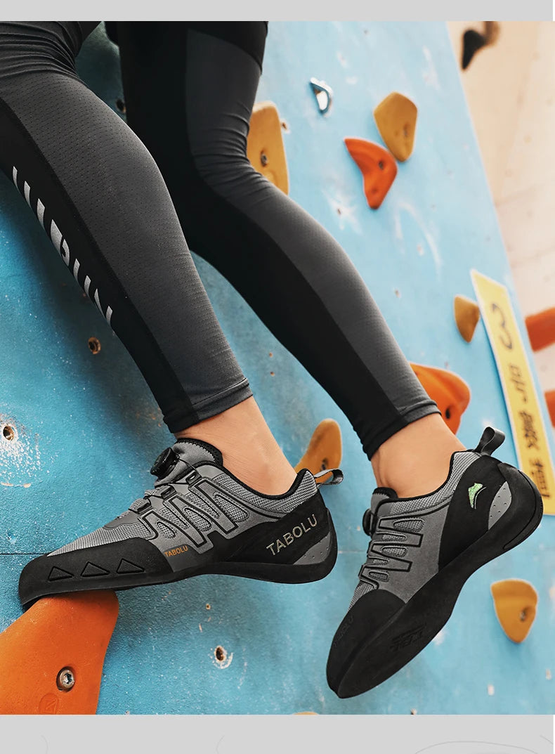 Professional Rock-Climbing Shoes Men Beginners Mesh Non-slip Rock-Climbing Bouldering Outdoor Climbing Training Sneakers 39-44#