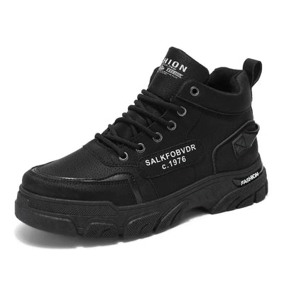 Men's Boots Are Durable, Anti-slip, Fashionable and Trendy New Low-top PU Leather High-quality Outdoor Mountaineering Work Boots