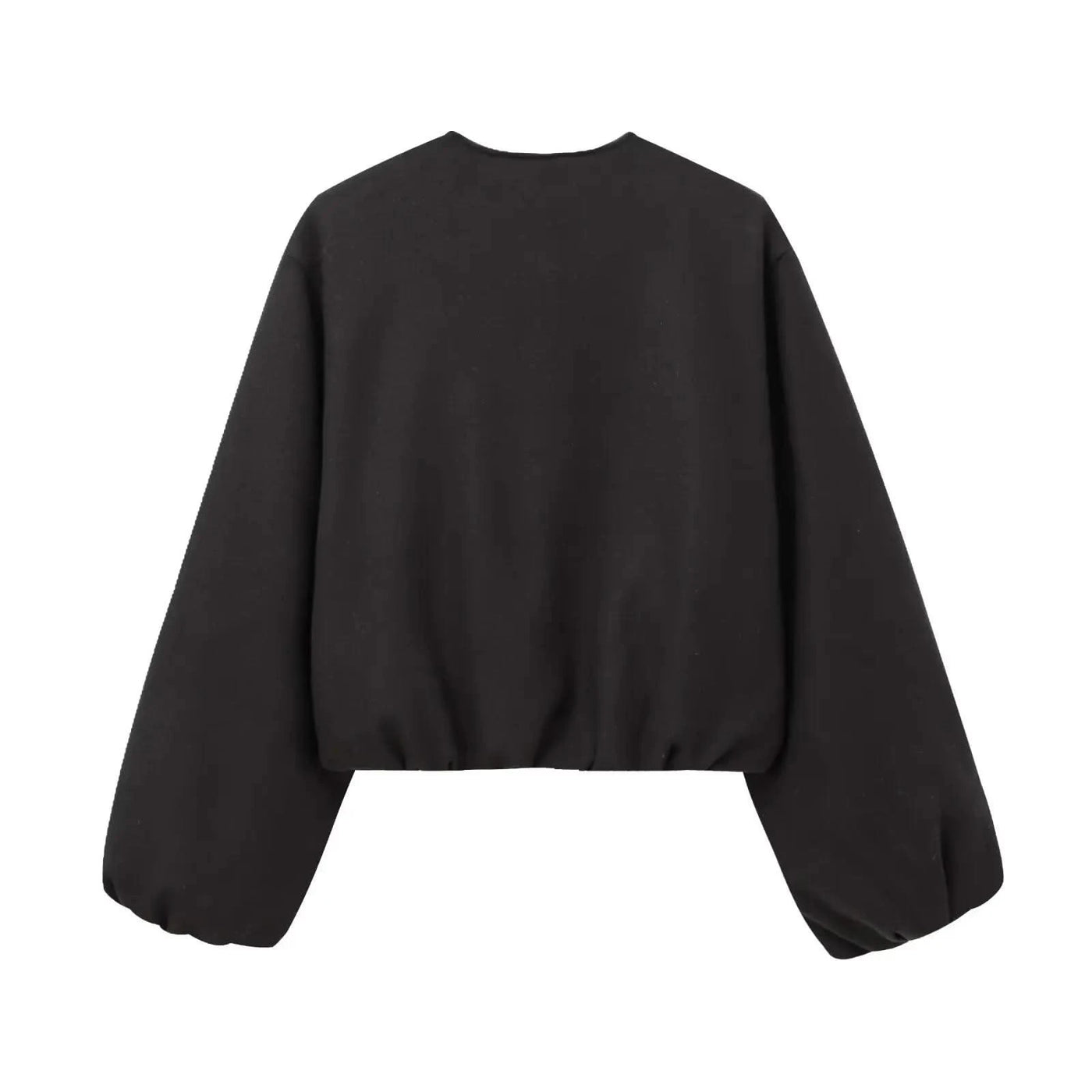 Zipper Bomber Jackets for Women Soft Cropped Long Sleeve Sports