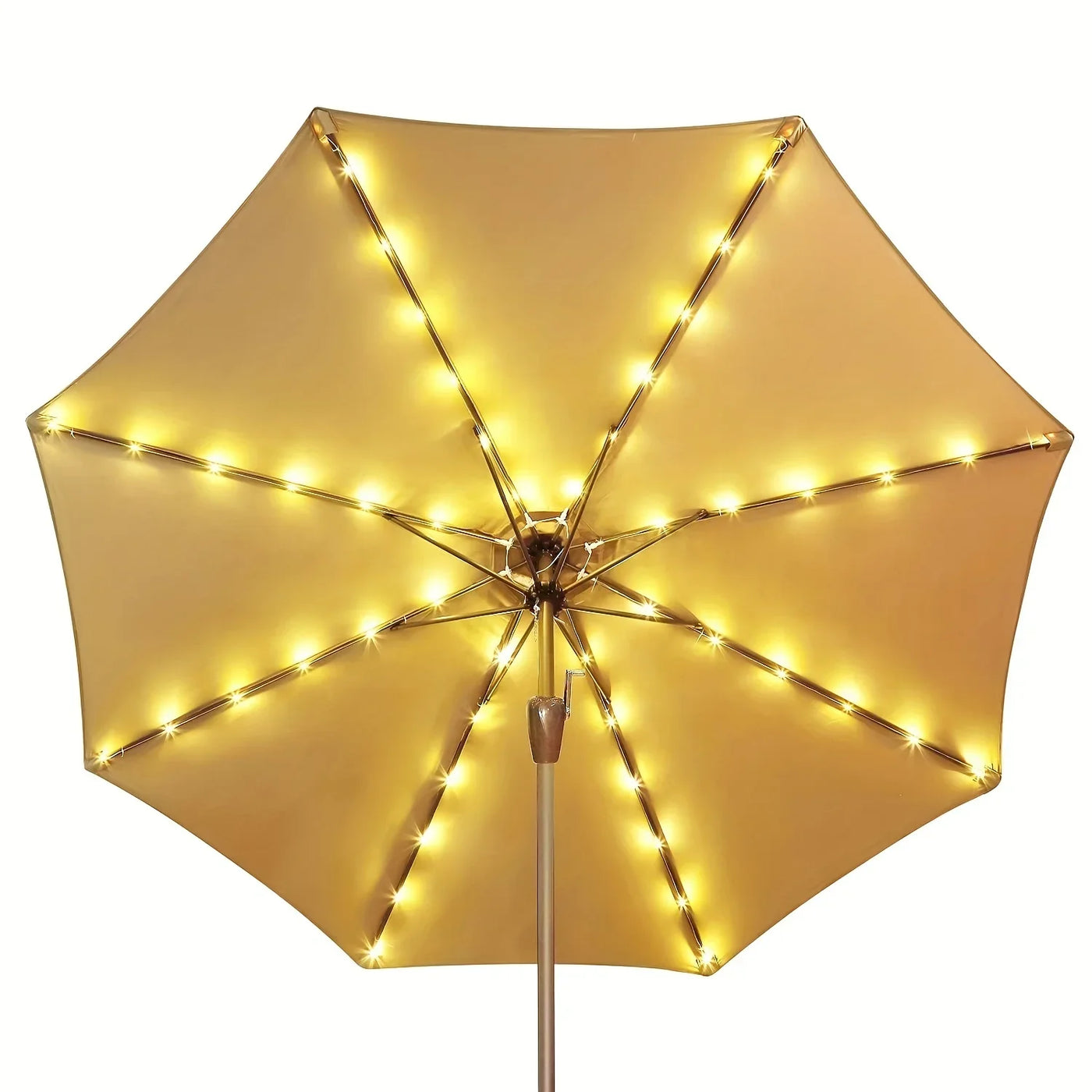Solar Patio Umbrella Lights 8 Modes String Lights with Clip Waterproof Light for Outdoor Lighting Deck Garden Party Decoration